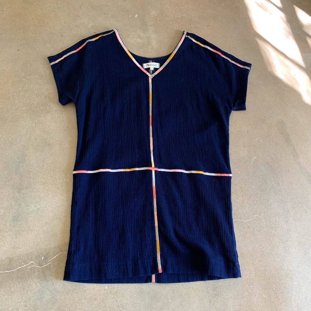 Madewell embroidered dress sz S